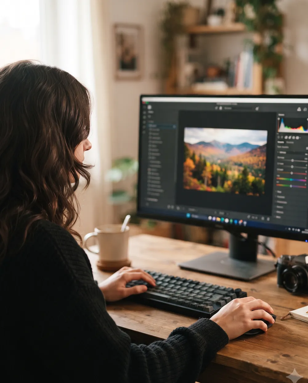 Cours de retouche Lightroom sur ordinateur